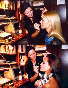 MakeUp Artist_ Sue Devitt working on Models_ Valeria Mazza and Christy Turlington.jpeg