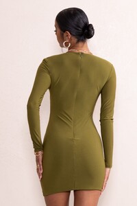 CL128095-EloraKhakiPlungeNeckRuchedSideAsymmetricHemMiniDressWithSleeves5_1200x.jpg