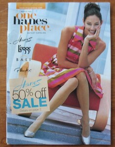 ONE HANES PLACE Leggs CATALOG 1994 Bali Leggs Playtex Hanes Her