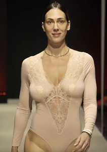 Human Nature lingerie model