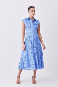 blue-lydia-millen-petite-lace-military-mix-woven-midi-dress.jpeg