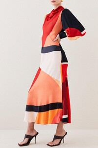 orange-draped-stretch-satin-colour-block-midi-dress-2.jpeg