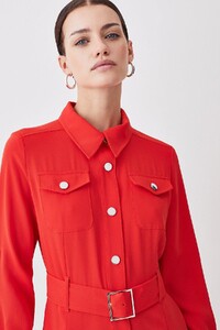 red-petite-soft-tailored-pleat-panel-sleeved-belted-midi-dress-3.jpeg