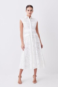 white-lydia-millen-petite-lace-military-mix-woven-midi-dress.jpeg