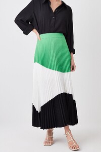 green-petite-colour-block-pleated-woven-skirt-2.jpeg