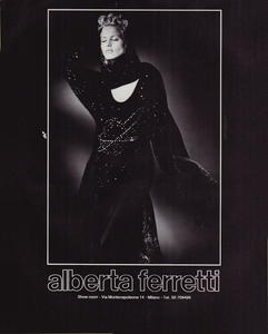 albertaferretti ad -Moda-Italy November 1984.png