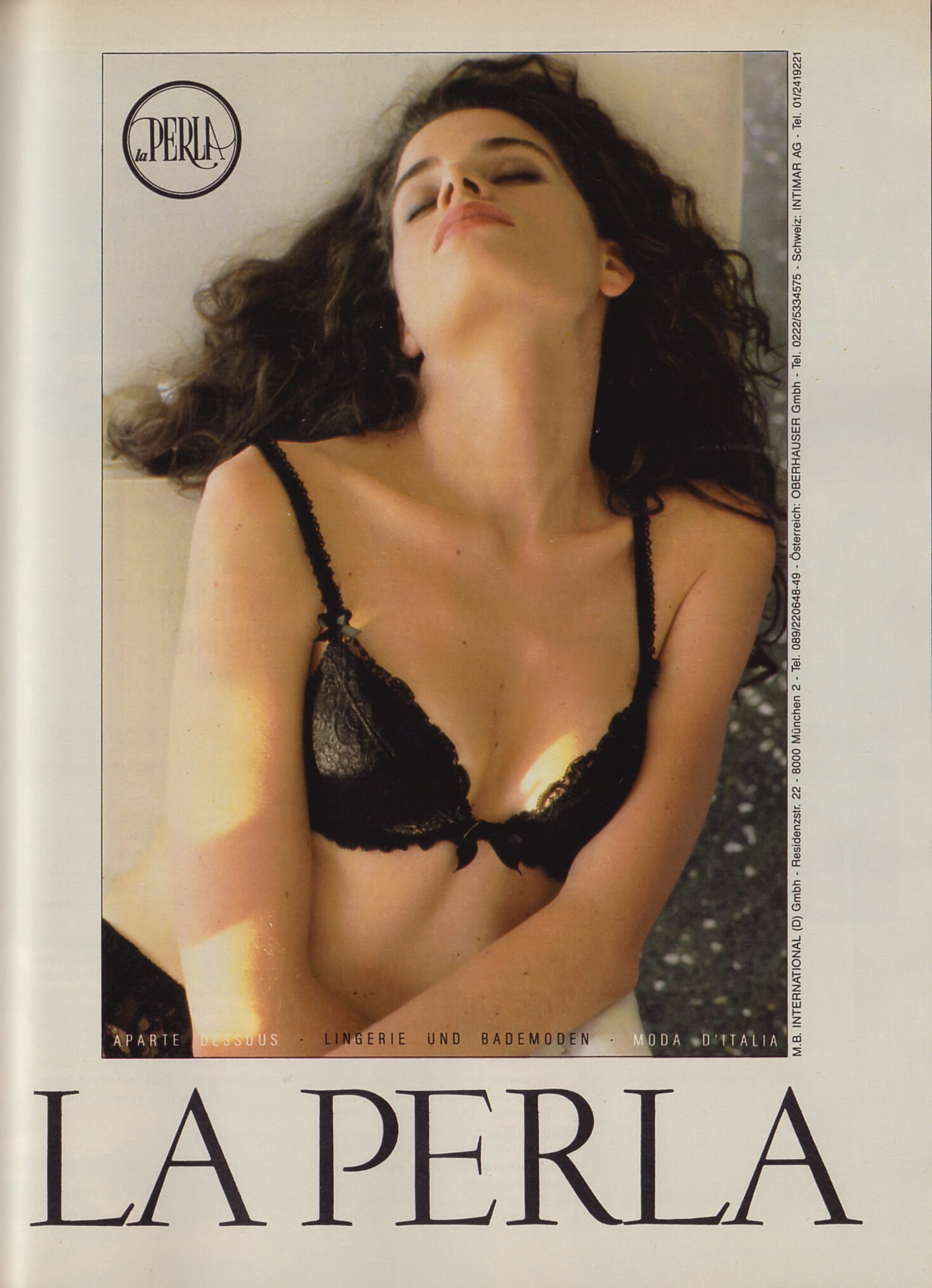 La Perla (Lingerie) 1989 Body — Advertisement