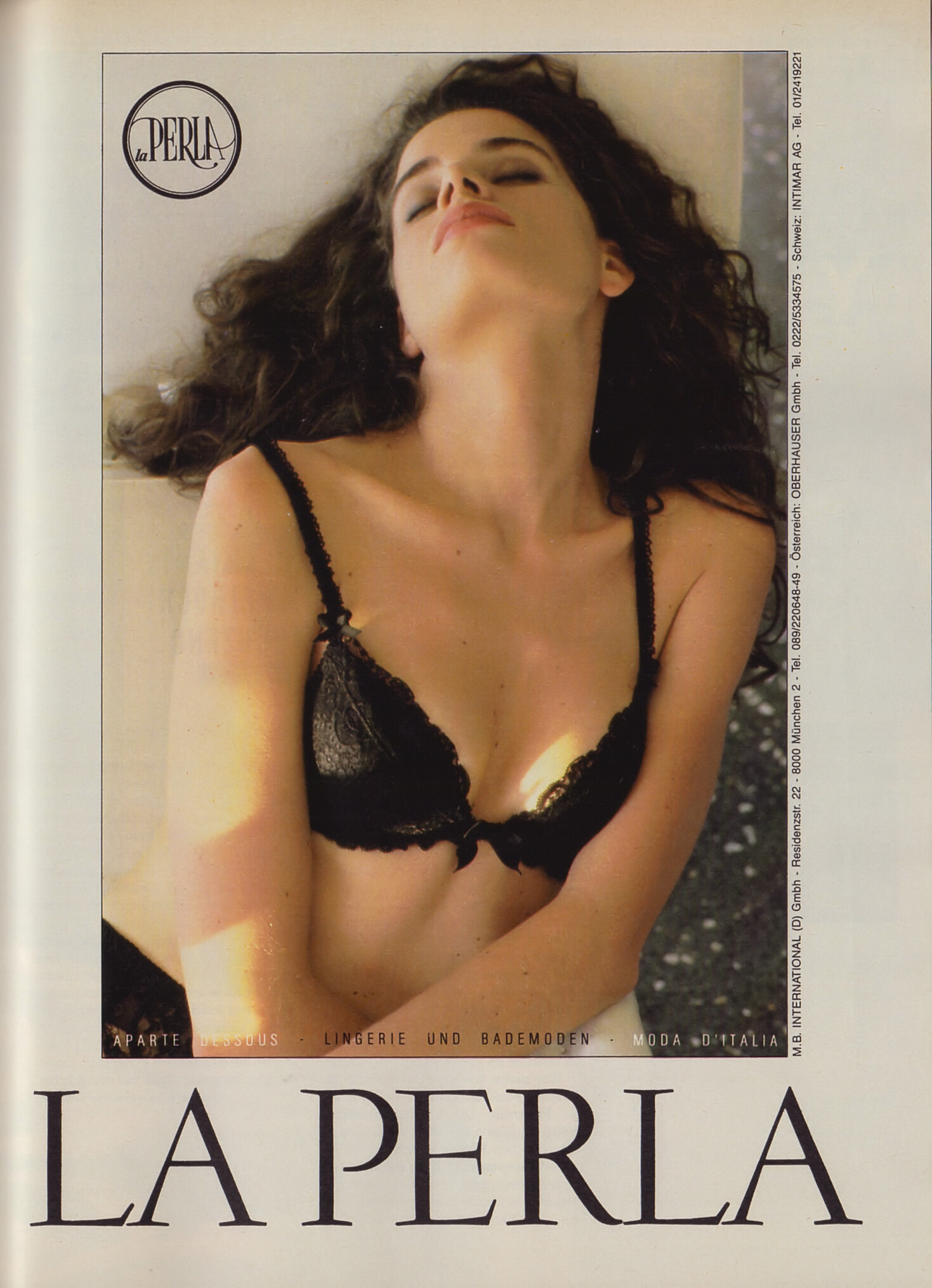 La Perla (Lingerie) 1985 Body — Advertisement