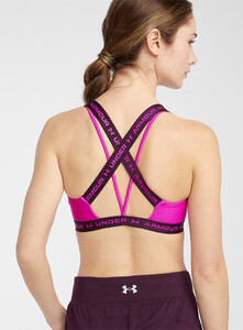 Under Armour - Signature double crossover strap bra - Pink - A2_1.jpg