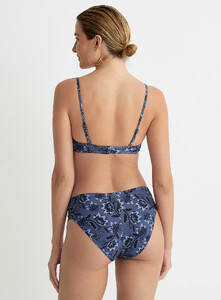 Simons - Ruched-hip slim bikini bottom - Patterned Blue - A2_1.jpg