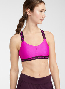 Under Armour - Signature double crossover strap bra - Pink - A1_1.jpg