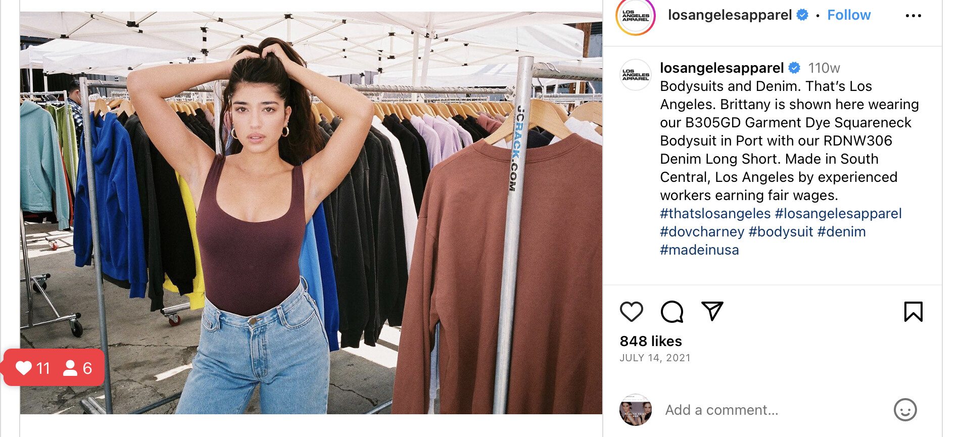 Any leads on this Los Angeles Apparel model? - MODEL ID [help