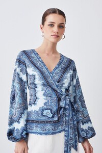 blue-petite-scarf-printed-hammered-satin-woven-wrap-top.jpeg