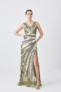 khaki-petite-deco-crystal-embellished-plunge-midi-dress.jpeg