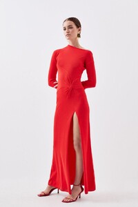 red-petite-viscose-blend-twist-knot-knitted-maxi-dress-2.jpeg