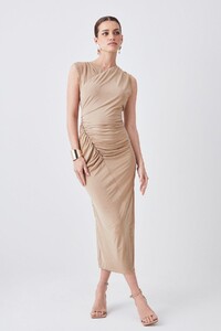 tan-petite-slinky-jersey-ruched-sleeveless-midaxi-dress.jpeg