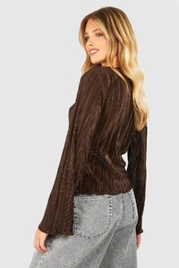 female-chocolate-pleated-shoulder-pad-wide-sleeve-top-.jpg