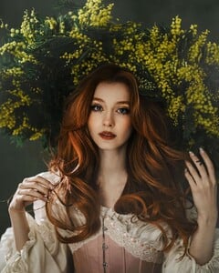 Mimosaland   My dream is to visit a place full of mimosa tree, this flower is so beautiful and vibrant! To me is very important of creating a dreamy portraits with a good lens so @sigmaadria 105 mm f 1.4 would be .jpg