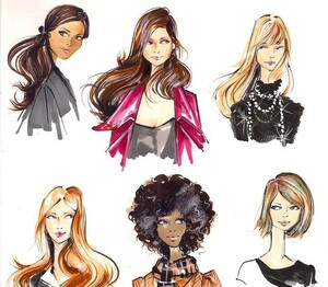 Brooke hagel-Fashion Illustrator-Practice faces.jpg