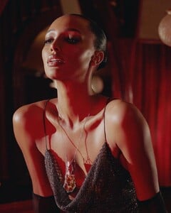 Goddess @jastookes for @laquan_smith x @louisxiiicognac  @gregswalesart Artistic Vision @carineroitfeld Produced by @agpnyc @alexeyg Director of Photography @shootchevytyler Brand Director @kyleabryan Hair @themar.jpg