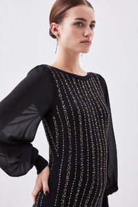 black-petite-embellished-chiffon-sleeve-knit-midaxi-dress-2.jpeg