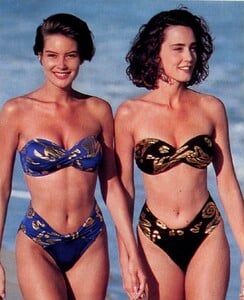 Elisabeth Sjoli and Julie Wolfe.AF Swimwear 1991..jpg