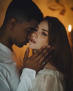 Under the Lights 🥹   What is your favorite scene #ShotOnCanonPhotographer - @jovanarikalo Models - @tijanawolf @themajesticstranger Dress -  @lacemadeofficial Decor - @tandrbal MUA - @visnjamikan.makeup ————M (3).jpg