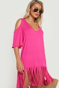 female-hot pink-cold-shoulder-cut-out-tassel-beach-dress (2).jpg