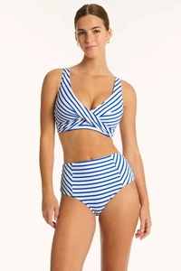 Amalfi-Blue-Stripe_Cross-Front-Multifit-Bra-Top_Panelled-High-Waist-Pant_Bikini-Set_Sea-Level-Swim-Australia_01.webp
