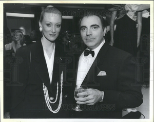 1988 Louis dell 'Olio, designer for Anne Klein with house model, Jac Dubelle.png