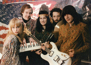 The Blacklight Chameleons. Left to right Sharon Middendorf, Bill Ebauer, Marilyne Doherty, Peter Lewis, and Dino Sorbello. Photo by David Hamilton.jpg