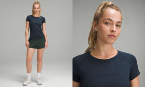 Swiftly Tech Short-Sleeve Shirt 2.0 Hip Length (True Navy) LW3HHHS_032664_1.jpg