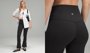 lululemon Align™ Mini-Flare Pant Short (Black) LW5GIQS_0001_1.jpg