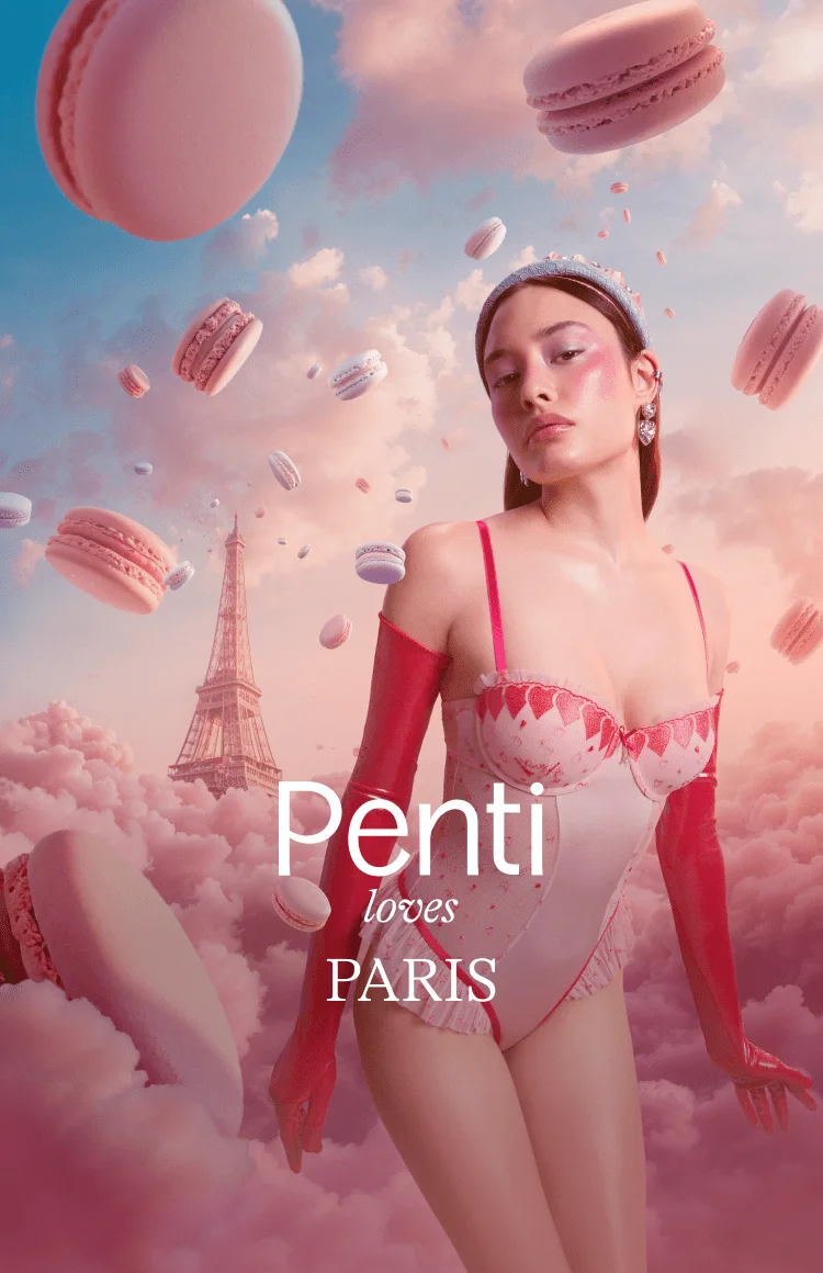 Who is this model woman working in Penti?