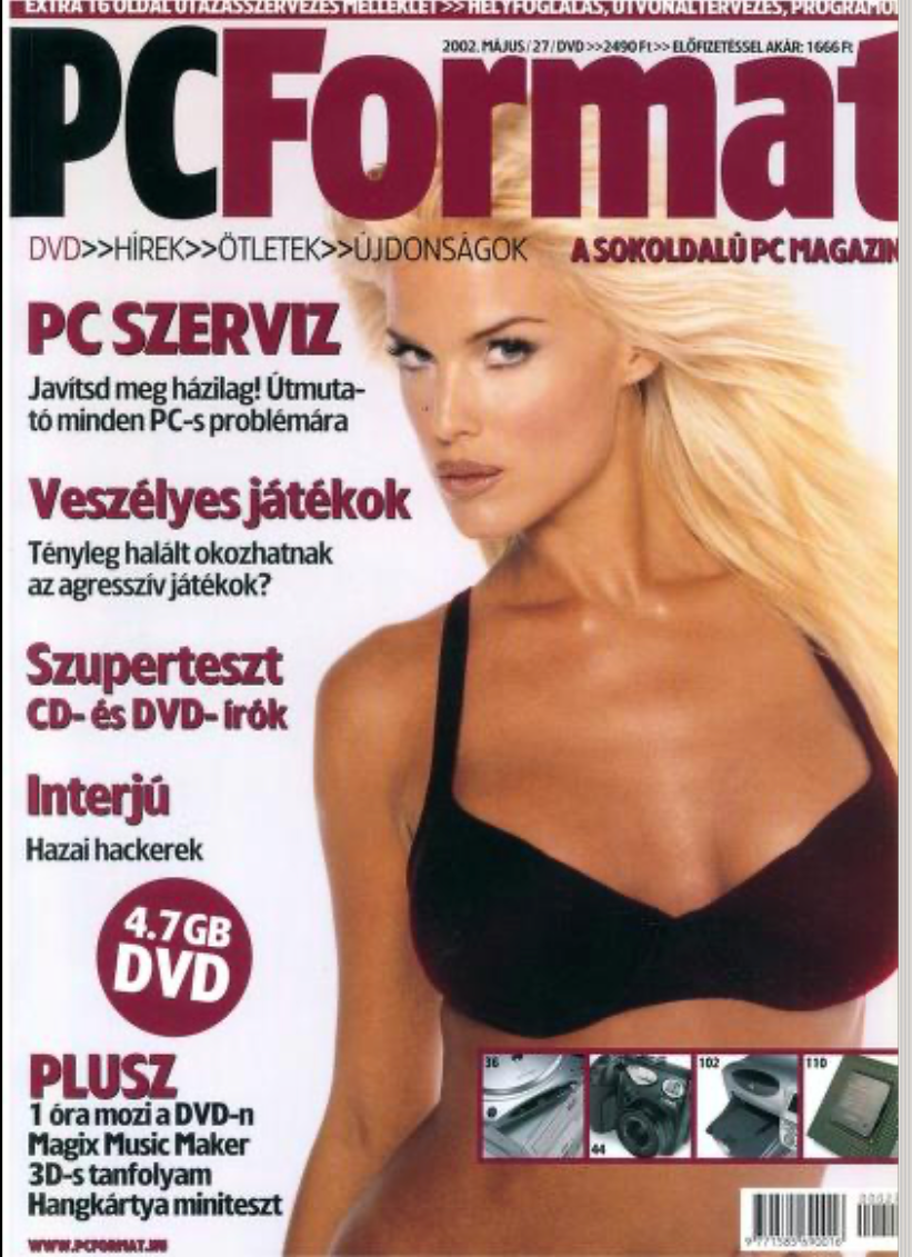 PC Format Magazine Cover Models