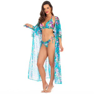 Dagmara - Lavel - Luna S N23 Long beach cover-up with flowers, bea ufacturer LAVEL 2024 (8).jpg