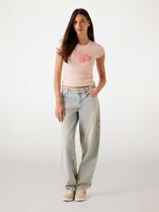 FValenti - Guess -  Front logo print T-shirt Women-4 - W5YI29K49A1-G6I1-ALT1.jpg