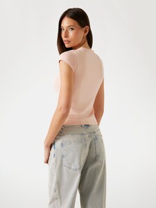 FValenti - Guess -  Front logo print T-shirt Women-4 - W5YI29K49A1-G6I1-ALT2.jpg