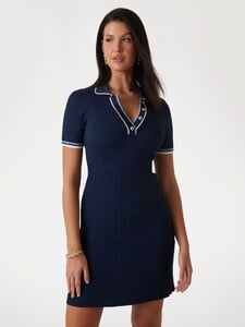 LizaMakhu - Guess_Bodycon mini polo sweater dress Women-6 - W5GK84Z3L10-G7P1.jpg
