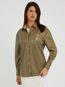 LizaMakhu - Guess_Faux leather shirt Women _ Guess Past Colle…-5 - W3YH57WF8Q0-G8K2.jpg