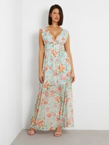 LizaMakhu - Guess_Floral print long dress Women-5 - W3GK60WDW82-P7NG.jpg