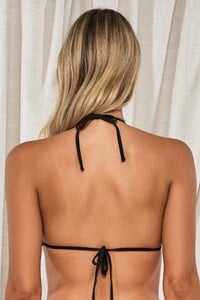 JessicaT - Sunsets - Black Pom Pom Triangle Bikini Top Swim Sy…-12 - Back pose  (1).jpg