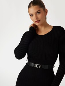 SeylaZ - Guess '25_Fit and flare mini sweater dress-4_W2BK29Z2YJ2-JBLK-ALT3.jpg