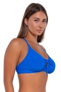 TMorland - Sunsets - Electric Blue Kauai Keyhole Top  Underwire_13 - 54-elebl_bikini-top-quarter-wear00-11.jpg