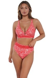 TMorland - Sunsets - Majorca Annie High Waist Mesh Band Bikini B_10 - Active pose #2 of Taylor_Sunsets Majorca Annie High Waist Bottom w.jpg