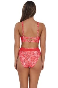 TMorland - Sunsets - Majorca Annie High Waist Mesh Band Bikini B_10 - Back pose #1 of Taylor_Sunsets Majorca Annie High Waist Bottom w.jpg