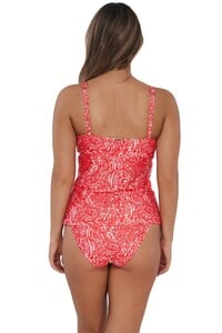 TMorland - Sunsets - Majorca Taylor Tankini Swimwear with Built_10 - Back pose #1 of Taylor_Sunsets Majorca Taylor Tankini Top w.jpg