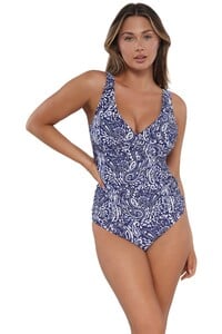 TMorland - Sunsets - Marina Elsie Tankini  Supportive Crossover_11 - Front pose #1 of Taylor_Sunsets Marina Elsie Tankini Top w.jpg