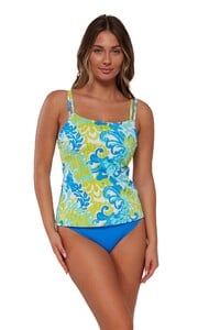 TMorland - Sunsets - Ocean Muse Sandbar Rib Taylor Tankini Swimw_11 - Active front pose #1 of Taylor_Sunsets Ocean Muse Sandbar Rib Taylor Tankini Top.jpg