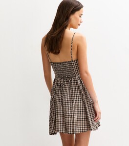 black-check-print-strappy-milkmaid-mini-dress4.jpg